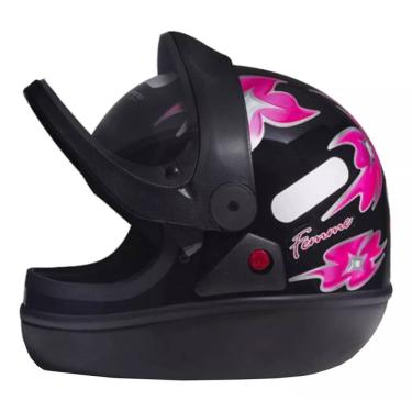 Imagem de Capacete Feminino San Marino Automático Femme Preto