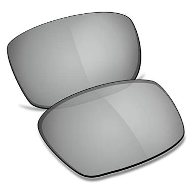 Imagem de TRUSHELL Lentes de reposição polarizadas para óculos de sol Ray-Ban RB4151 59 mm prata espelhado - Polarizadas