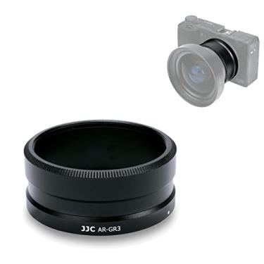 Imagem de JJC O adaptador de filtro de lente AR-GR3 substitui a câmera digital Ricoh GA-1 para Ricoh GR III GR III HDF GR3 GR3 HDF com lente de conversão ampla GW-4 ou filtro de 49 mm