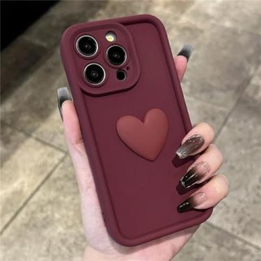 Imagem de Para Samsung Galaxy S24 S23 S22 S21 S 24 23 Ultra FE Plus Note20 Note 20 Ultra S24Ultra Capa Love Heart Phone Cover, vermelha, para Samsung S24 Ultra