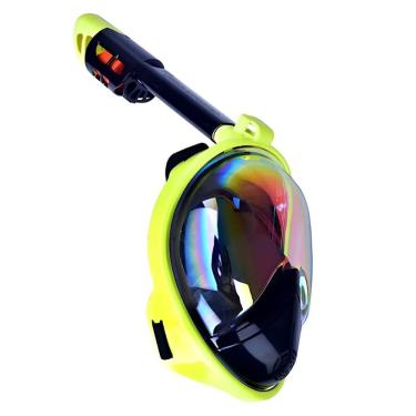 Imagem de Mascara Subaquática de de Mergulho Gold Sports Pro Polarizada Full Face Com Snorkel