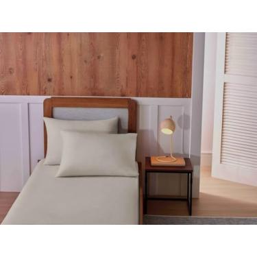 Imagem de Jogo de Cama Solteiro em Malha Lisa C/Elástico 100% Algodão (perola)