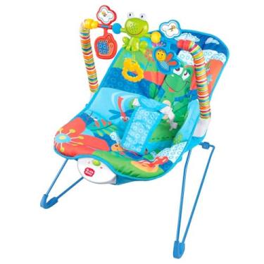 Imagem de Guta Guti Cadeira de Descanso e Balanco Baby Vibratoria com Móbile 11kg Azul