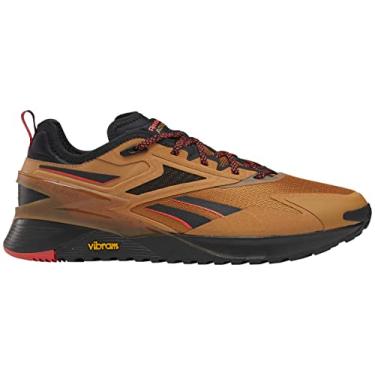 Imagem de Reebok Tênis unissex Nano X3 Adventure, marrom corte/preto/cereja neon, 43, Marrom (Court Brown/Core Black/Neon Cherry, 13 Women/11.5 Men