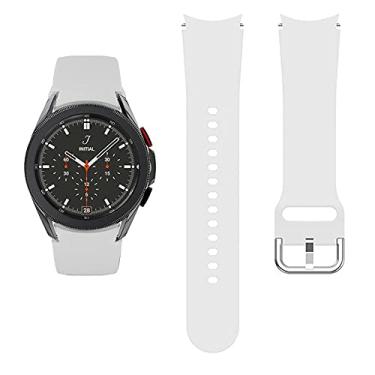 Imagem de Compatível com Samsung Galaxy Watch 4 de 44 mm e 40 mm/Galaxy Watch 4 Classic de 42 mm e 46 mm/Active 2 de 40 mm e 44 mm/Galaxy Watch Active/Galaxy Watch 3 de 41 mm/Galaxy Watch de 42 mm, pulseira