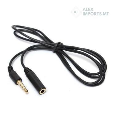 Imagem de Cabo Extensor P3 4 Vias Para Headset Celular para p3 femea - A.R Varie