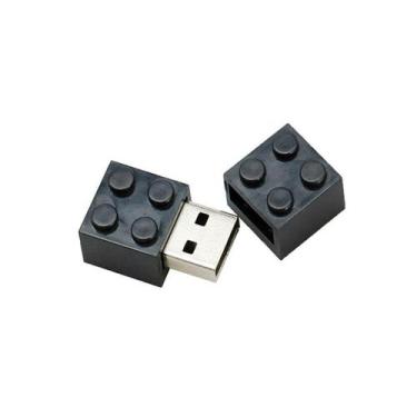 Imagem de Pendrive Lego Blocos Preto Personalizado - Reidopendrive