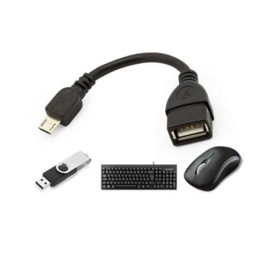 Imagem de Cabo OTG Adaptador Micro USB/USB Conecte Pen Drive Mouse teclado para 