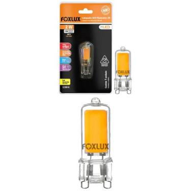 Imagem de Kit 2 Lampada Filamento G9 Halopin 2W 220V Foxlux
