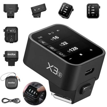Imagem de Godox Disparador de flash sem fio TTL X3-S para câmera Sony, transmissor de flash de tela sensível ao toque OLED, bateria de lítio integrada com carregamento rápido (versão de atualização GODOX