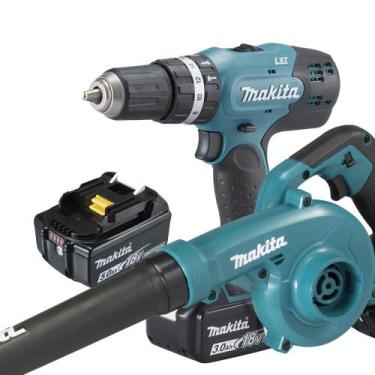 Imagem de Kit Paraf./Furadeira de Imp. à Bateria + Soprador + Bateria e Carregad