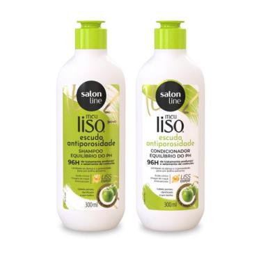 Imagem de Kit Shampoo + Condicionador Brilho Extremo 300Ml, Salon Line