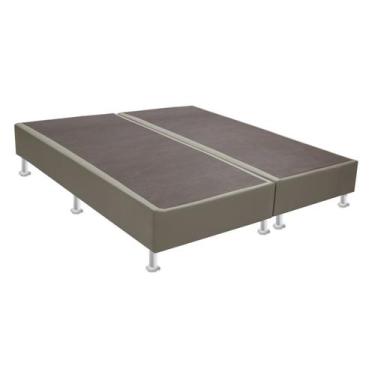 Imagem de Base Sommier material sintético Queen 158x198x30cm Ortobom