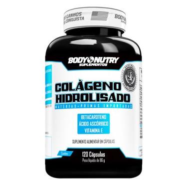 Imagem de Colageno Hidrolisado 120 Capsulas Tipo 1 Betacaroteno Vitamina C Acido