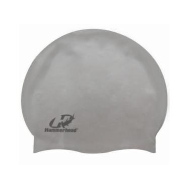 Imagem de Touca Natação Silicone Slim Cap Hammerhead, Prata