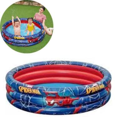 Imagem de Piscina Inflável Infantil Homem Aranha 200Litros Bestway Mor