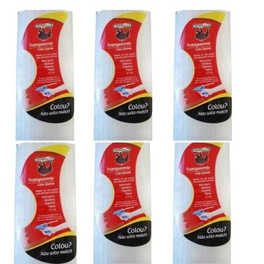 Imagem de Bastão Transparente de Cola Quente Rendicolla Refil Fino 7,5 Mm X 30 C