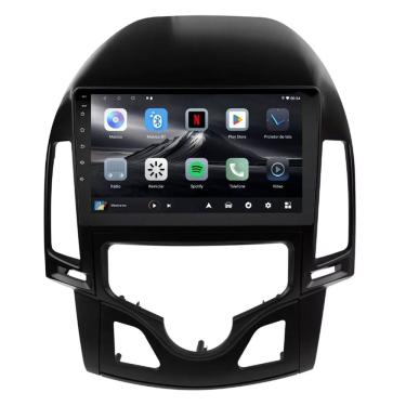 Imagem de Central Multimídia Hyundai i30 2008 2009 2010 2011 2012 Ar Digital Adak G2 Tela de 9" QLED 2GB de RAM 64GB Android Auto e Carplay + Cãmera de ré