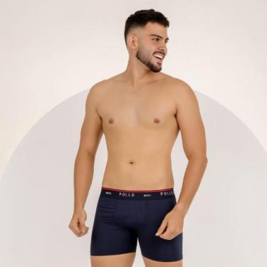 Imagem de kit/10 CUECA BOX BOXER POLLO Microfibra FORRO 100% ALGODÃO SUPER CONFO