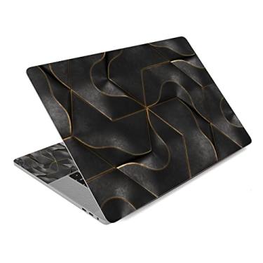 Imagem de Adesivo para laptop, 12 13 14 15 15,6 polegadas Netbook Laptop Skin Sticker Capa protetora reutilizável para Toshiba Hp Samsung Dell Apple Acer Leonovo, Sony Asus Laptop Notebook (labirinto preto)