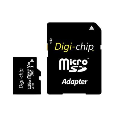 Imagem de Digi-Chip Cartão de memória micro-SD UHS-1 de alta velocidade para tablets Amazon Fire 7, HD8, HD10 (128 GB, amarelo - extremo)