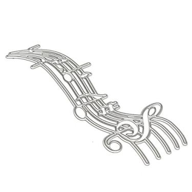 Imagem de (Music) - ZbFwmx Music Metal Die Cutting Dies Scrapbooking Embossing Folder Suit for Big Shot Cutting Machine