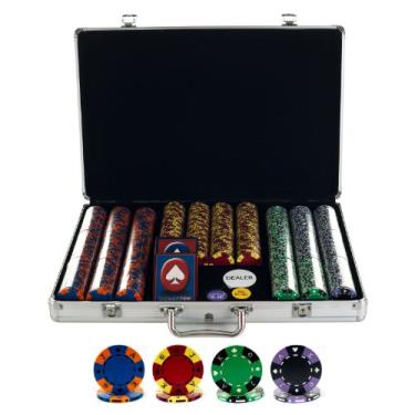 Imagem de Trademark 650 Conjunto de design de terno tricolor com caixa de alumínio (prata)