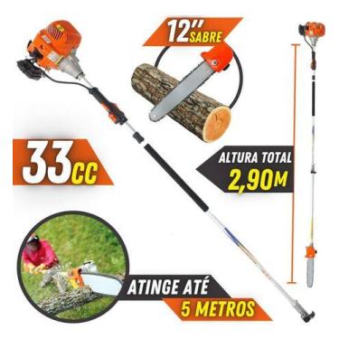 Imagem de Motopodador De Galhos 33cc 1,3hp Com Extensor - Vp3300l - VULCAN