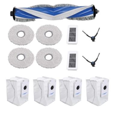 Imagem de Conjunto de Acessórios Multifuncionais Combinados, Escova Principal, Escova Lateral, Filtro, Esfregão e Saco de pó, Acessórios para Aspirador de pó robô, Acessórios Altamente