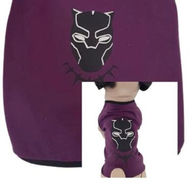 Imagem de Camiseta Pet Sem Manga Pantera Negra - tam. 01 a 07 - King Of Pets, 07