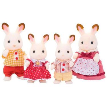 Imagem de Sylvanian Families Família Coelhos Chocolate - Epoch Magia