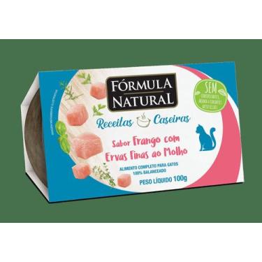 Imagem de Fórmula Natural RC Gatos Adultos Frango,Ervas Finas Ao Molho 100g - Fo