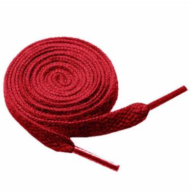 Imagem de 1 par de Cadarço Atacador Chato De Poliéster 1,40 Vermelho - Home Good