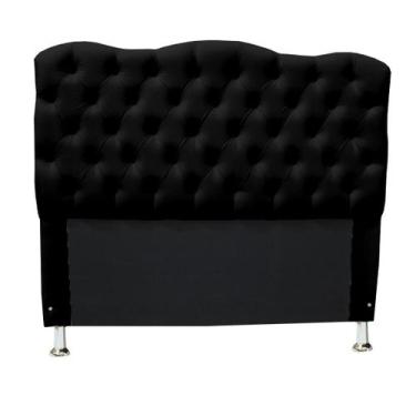 Imagem de Cabeceira Super King 198 Cm Para Cama Box Casal Agnes  - Suede - Sv De