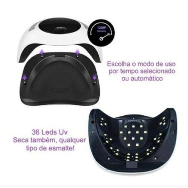 Imagem de Cabine De Unha Bivolt 36Led 120W Unha de Gel  - SUN