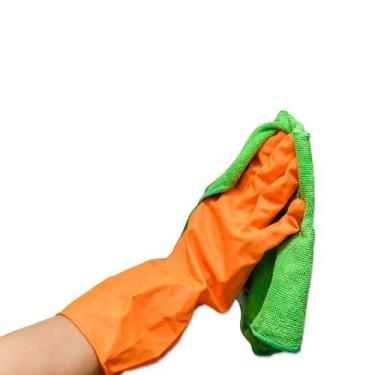 Imagem de Kit 10 Pano Microfibra Limpa Vidro Flanela Reutilizavel - Pano a Pano