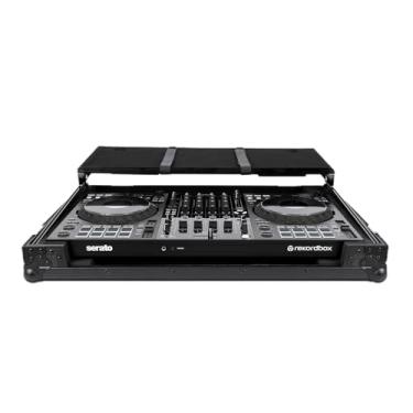 Imagem de Headliner Los Angeles Headliner Pitch preto DDJ-FLX10 com plataforma para laptop e capa de voo com rodas (HL10013)