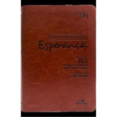 Imagem de Bíblia De Estudo Esperança - Capa Couro Simulado