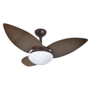 Imagem de Ventilador de Teto Infinity Lótus Marrom 3 Pás Uv Tabaco 220 V 1025, 2