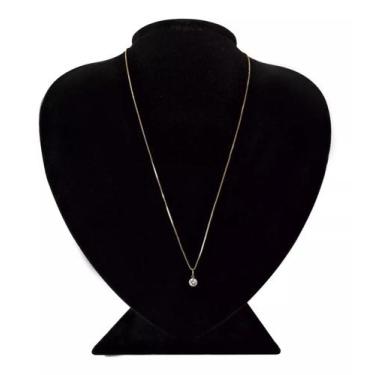 Imagem de Colar Banhado em Ouro 18k 50cm Ponto de Luz Zircônia 4mm - Ponte Vecch