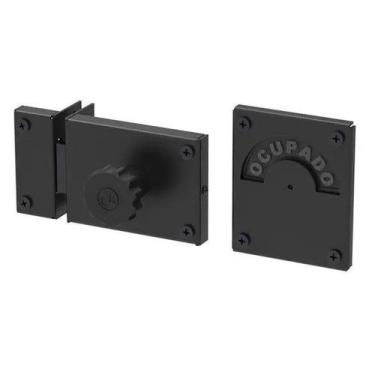 Imagem de Fechadura Livre Ocupado Resistente Soprano, Preto