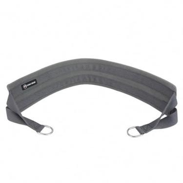 Imagem de menolana Pilates Strap Cintura Suporte Cinto Amplo Fitness para Home Gym Back Bend Assist para Pilates Reformer Machine, Cinza