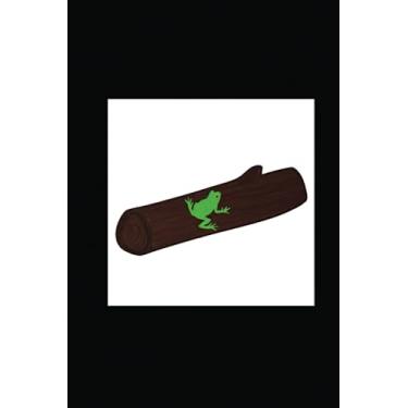 Imagem de FROG ON A LOG Notebook: GRAPH paper, 120 page 6”x9” drafting quad ruled grid composition 4x4 squares per inch, with POP ART cover for school, college, ... people who measure, draw to scale: Geniuses