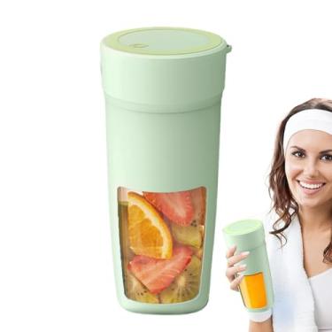 Imagem de Copo liquidificador espremedor portátil, copo espremedor portátil | Máquinas espremedoras de viagem pequenas,Espremedor pessoal multifuncional de misturadores de frutas para viagens, preparação de com