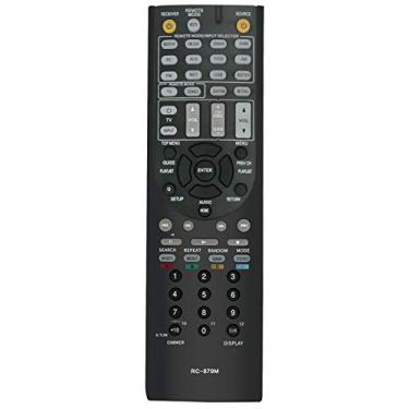 Imagem de AIDITIYMI RC-879M Novo controle remoto infravermelho de substituição para receptor AV Onkyo HTS3700 HT-S3700 HTS5700 HT-S5700 TXNR333 TX-NR333 TXNR535 TX-NR535