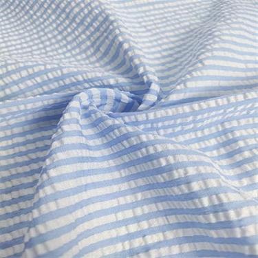 Imagem de Tecido xadrez camisas saias roupas verão atacado pano por metro vestuário costura DIY algodão poliéster material para costura (18,1 metros)