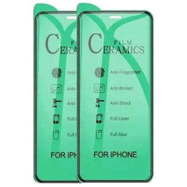 Imagem de Kit 02x Película Anti Risco 9D Ceramica Clear HD Para Motorola Moto Moto G85 / Moto G55