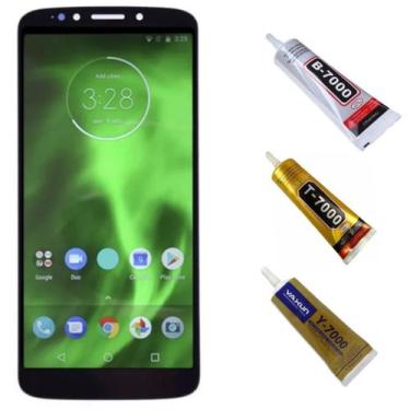 Imagem de Tela Display Lcd Touch Para Moto G6 Play E5  + Cola 110ml - inova