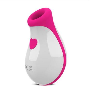 Imagem de Vibrador Feminino de Pulsação Sugador de Clitóris Heart 7 Velocidades 