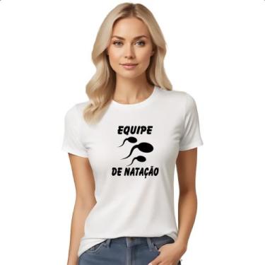 Imagem de Camiseta Baby Look Equipe de natacao espermatozoides - Alearts, P